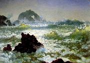 Albert Bierstadt Seal Rock, California Spain oil painting reproduction